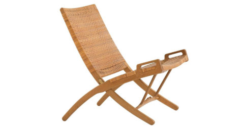Hans J. Wegner Folding Chair for Johannes Hansen, Offered by Milsted Andersen