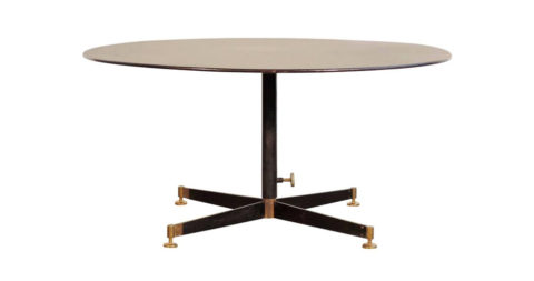 Ignazio Gardella adjustable low table, 1950s, offered by Deco XXe Secolo