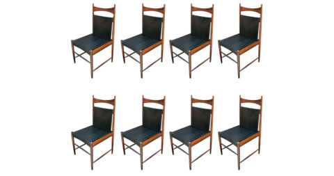 Sergio Rodrigues Cantu chairs, 1960s, offered by Adesso