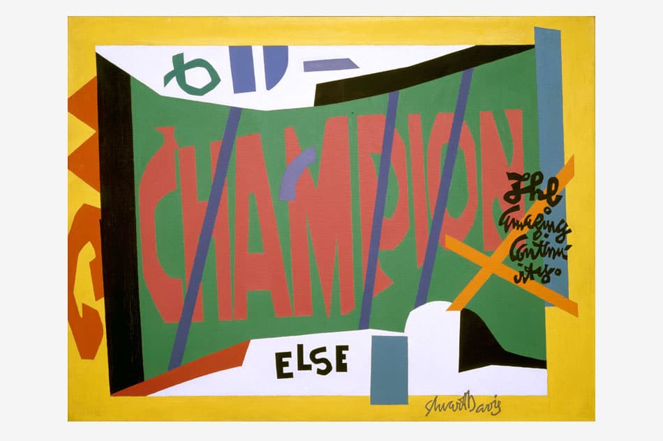 The Jazzy Paintings of Stuart Davis Are Still Swinging