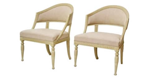 Armchairs attributed to Ephraim Stahl, ca. 1800