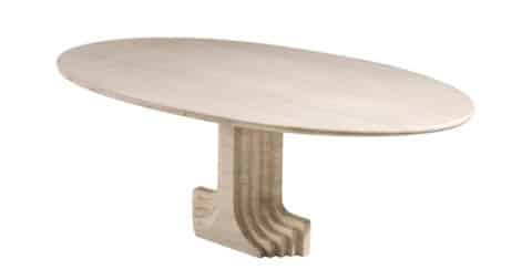 Carlo Scarpa dining table, 1970s, offered by Morentz