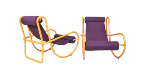 Gae Aulenti for Poltronova Locus Solus armchairs, 1964, offered by Jochum Rodgers