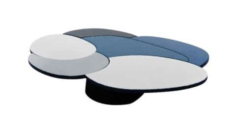 Emmanuel Babled Etna stone coffee table, made to order, offered by Twenty First Gallery