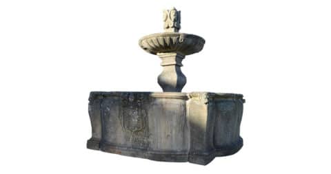 Ceremonial stone fountain, 17th century