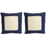 Pair of nautical collection decorative pillows, 1980s