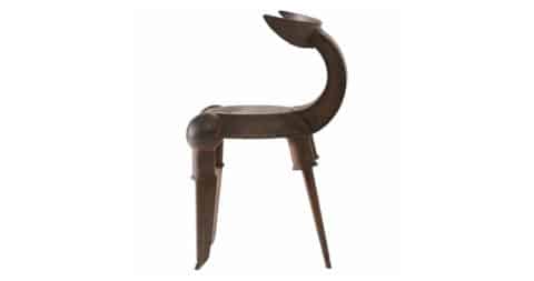 Tom Dixon Bull chair, ca. 1986, offered by Fritz & Hollander