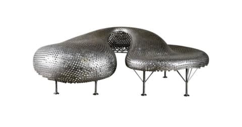 Johnny Swing Fortune Cookie bench, 2013, offered by J.F. Chen