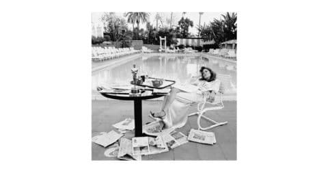 <i>Faye Dunaway at the Beverly Hills Hotel</i>, 1977, by Terry O'Neill, offered by IFAC