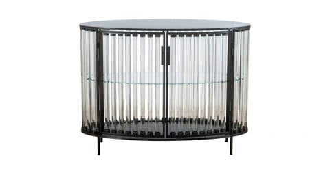 Glass tube Oval cabinet, 2017