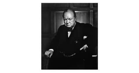 <i>Winston Churchill,</i> 1941, by Yousuf Karsh, offered by Weston Gallery