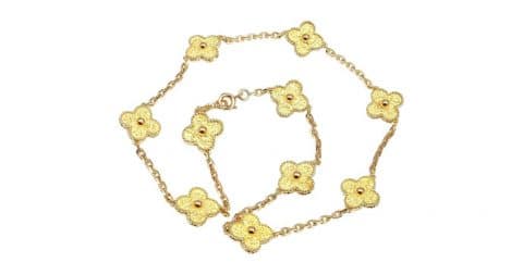 Van Cleef & Arpels Alhambra necklace, offered by Fortrove