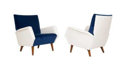 Giò Ponti armchairs, 1960s, offered by 88 Gallery