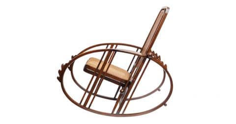 Josef Hoffmann Egg rocking chair, 1920s, offered by Il Valore Aggiunto