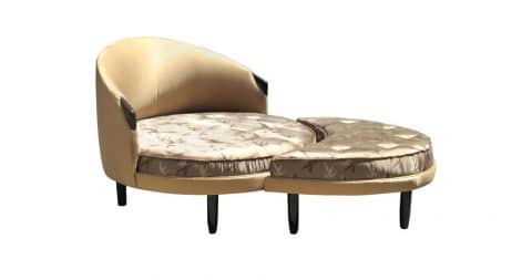 Adrian Pearsall Havana chair and ottoman, ca. 1960, offered by The Edit 