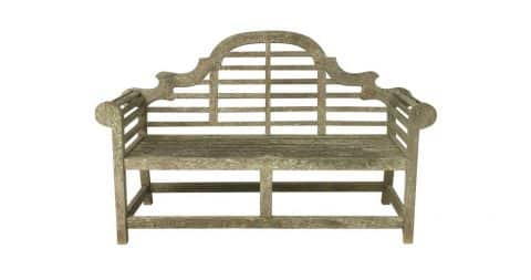 Lutyens-style garden bench, 20th century, offered by Antique Swan
