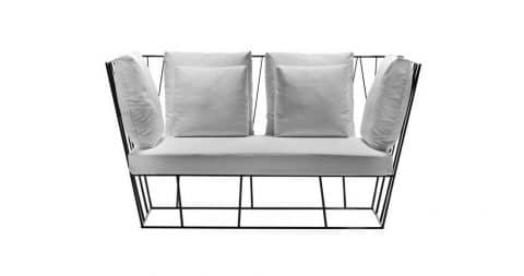Lievore Altherr Molina for Driade Hervé outdoor sofa, new, offered by Duplex