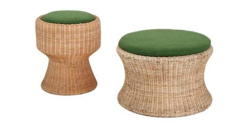 Eero Aarnio Juttu stools, 1960s, offered by Bloomberry