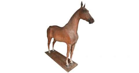 Horse sculpture, late 18th to early 19th century