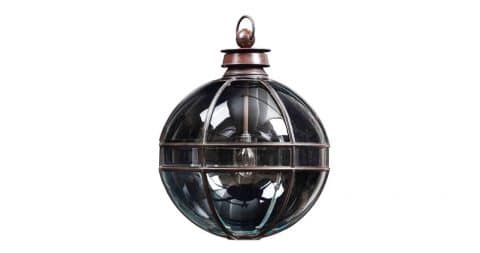 Mercury-glazed lantern, new
