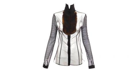 Viktor & Rolf sheer blouse with bead embellishment, Autumn/Winter 2012, offered by Evolution
