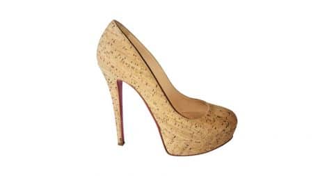 Christian Louboutin cork heels, 21st century, offered by Collette