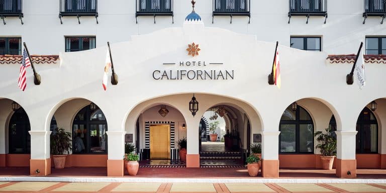 Designer Martyn Lawrence Bullard Hotel Californian Santa Barbara California facade