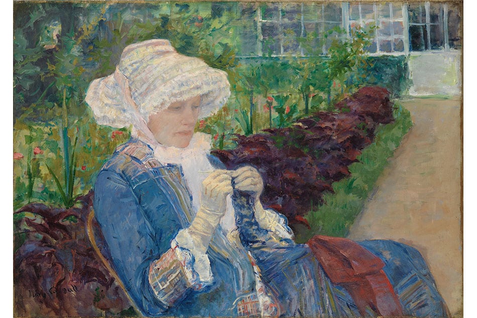 Mary Cassatt Lydia Crocheting in the Garden at Marly Public Parks, Private Gardens: Paris to Provence French France Metropolitan Museum of Art New York