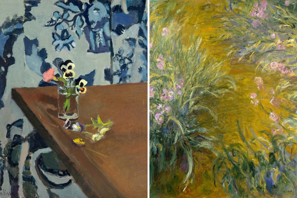 Henri Matisse Pansies and Claude Monet The Path through the Irises Public Parks, Private Gardens: Paris to Provence French France Metropolitan Museum of Art New York