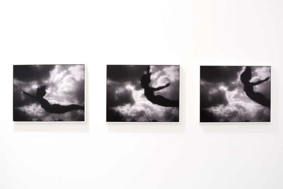 IKARUS, images 1, 2 and 3, 1974, by Hans Breder