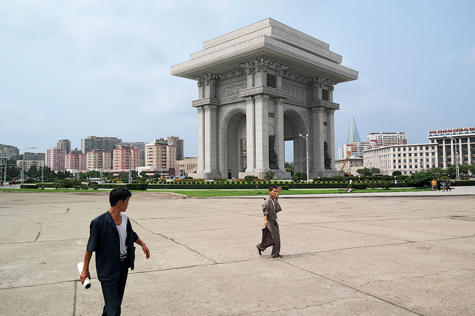 The Arch of Triumph in North Korea