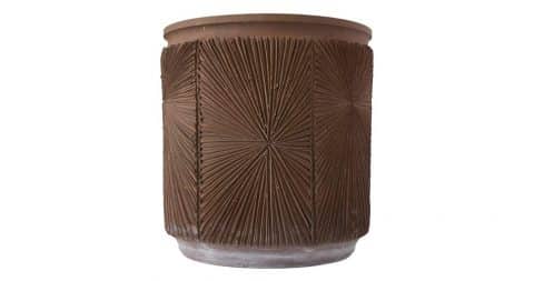 Robert Maxwell and David Cressey Earthgender cylindrical planter, 1970s, offered by Den