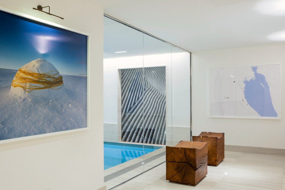 An indoor pool designed by Bryan O'Sullivan
