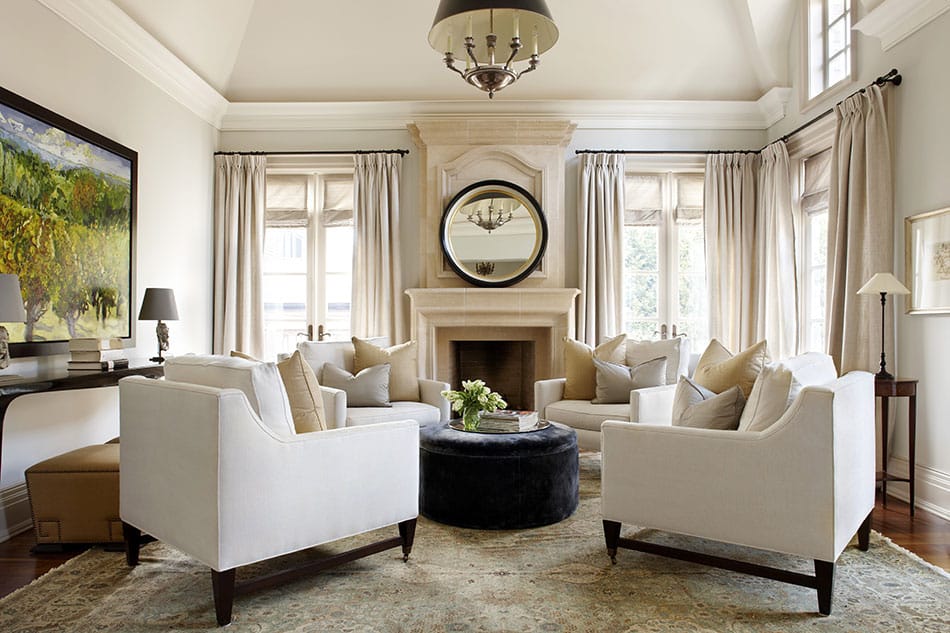 Toronto living room by Julie Charbonneau Design