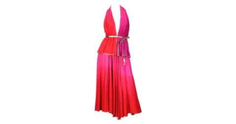 Giorgio di Sant'Angelo halter ensemble, 1970s, offered by Morphew