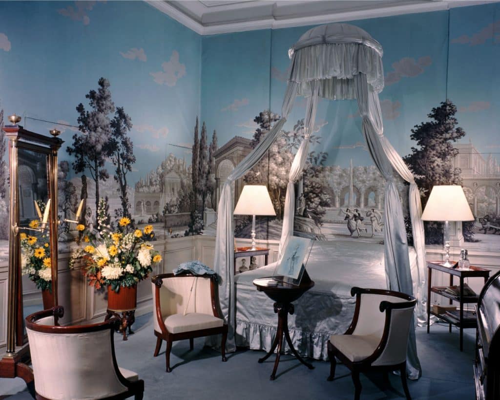 Hélène Rochas’s bedroom by Georges Geffroy