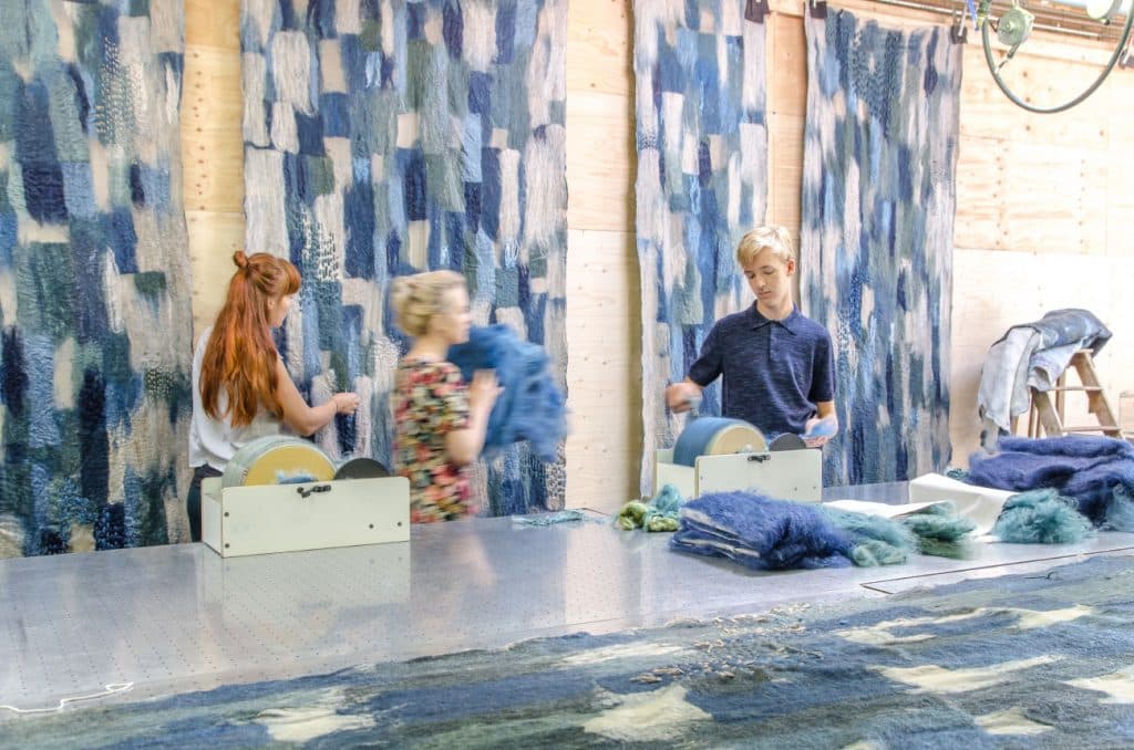 Dutch textile designer Claudy Jongstra atelier studio Netherlands Holland