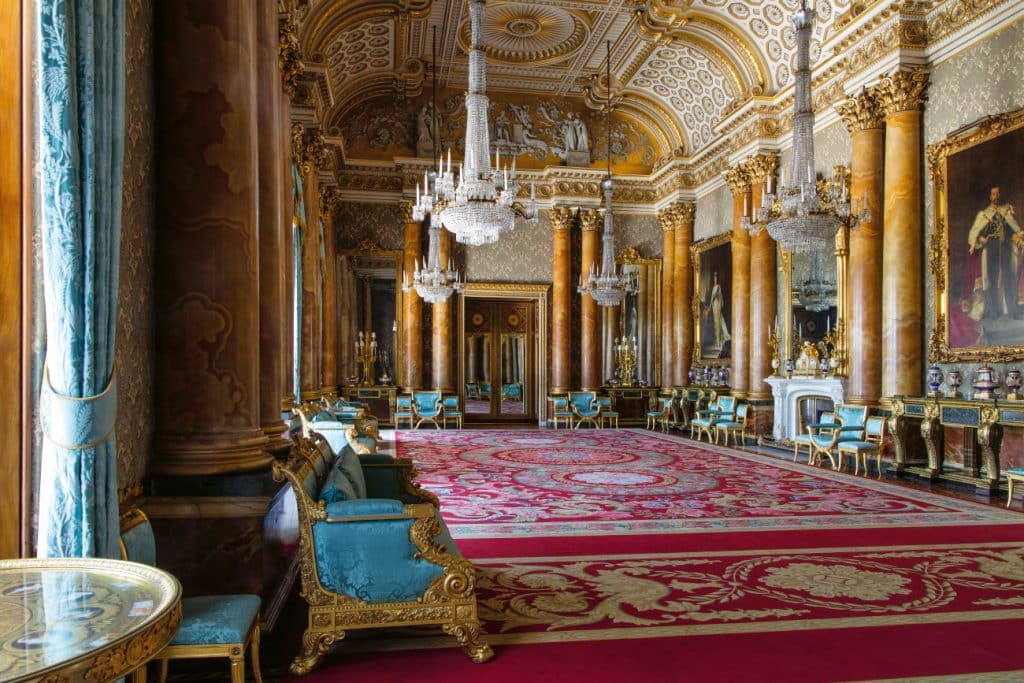Ashley Hicks book Buckingham Palace: The Interiors Rizzoli Blue Drawing Room London England