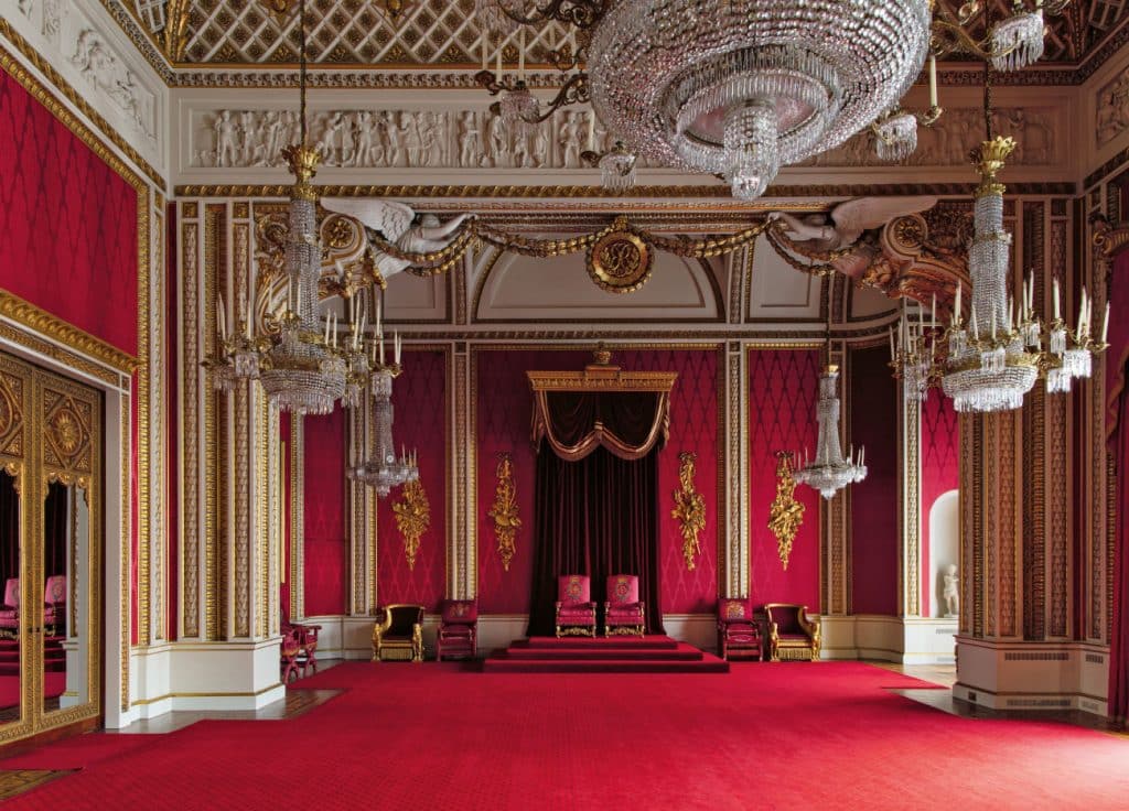 Ashley Hicks book Buckingham Palace: The Interiors Rizzoli Throne Room London England