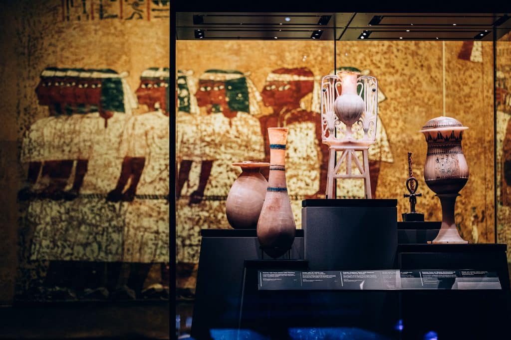 King Tut Ausstellungsanzeige