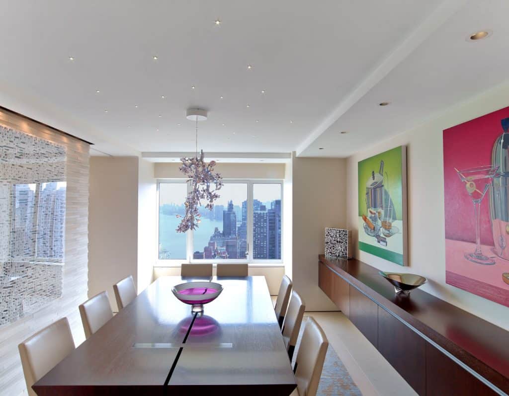 Hariri & Hariri Architecture Manhattan apartment dining room