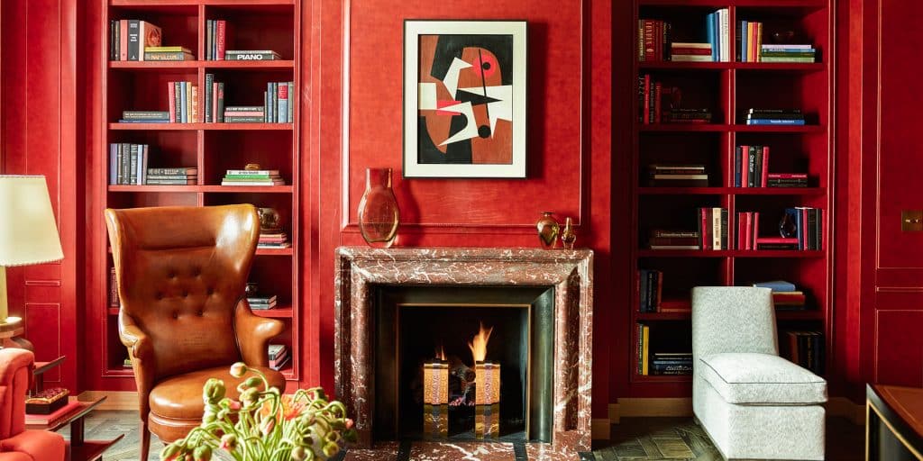 red library by Steven Gambrel
