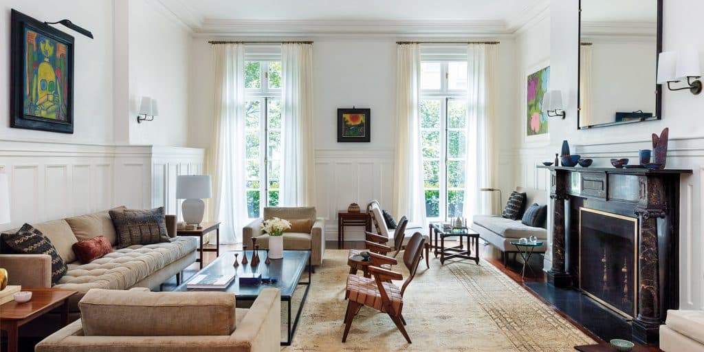Los Angeles designer Kerry Joyce book The Intangible Manhattan townhouse living room