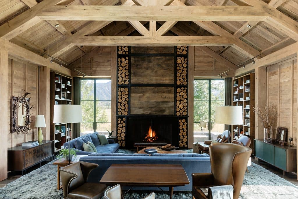 Los Angeles designer Kerry Joyce book The Intangible Aspen house living room