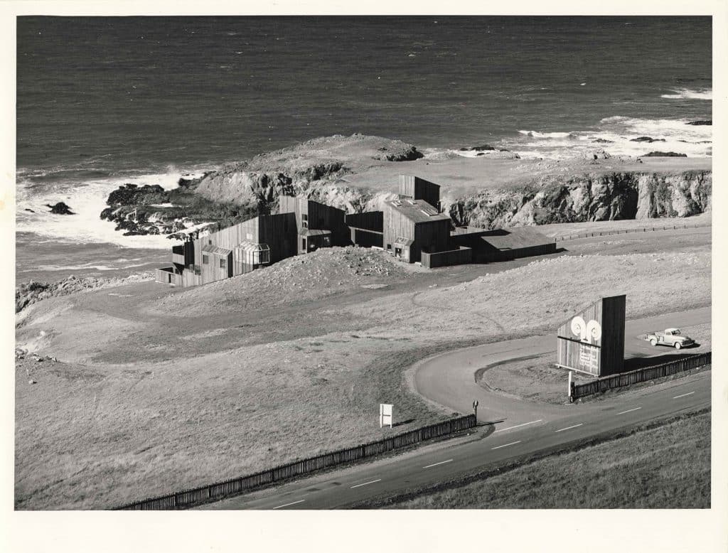 The Sea Ranch Sonoma California SFMOMA exhibition south entrance Condominium One Pacific Coast Highway