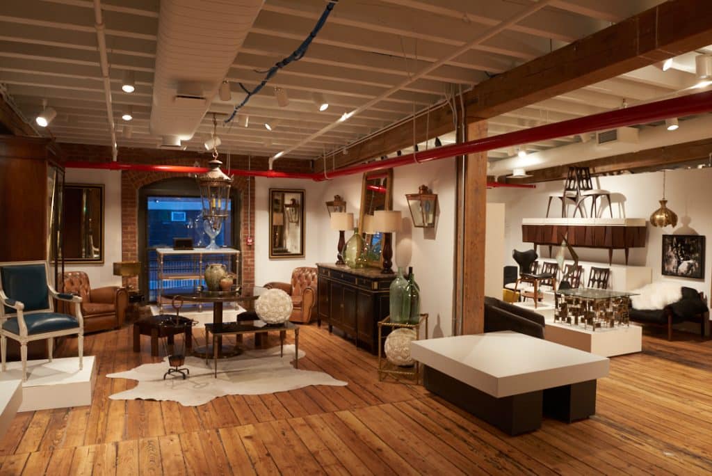 Antiques on Old Plank Road and the Swanky Abode at the 1stdibs Gallery