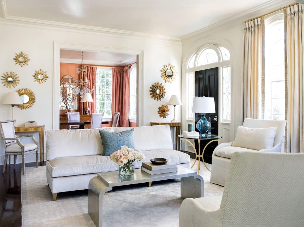 Suzanne Kasler designed living room