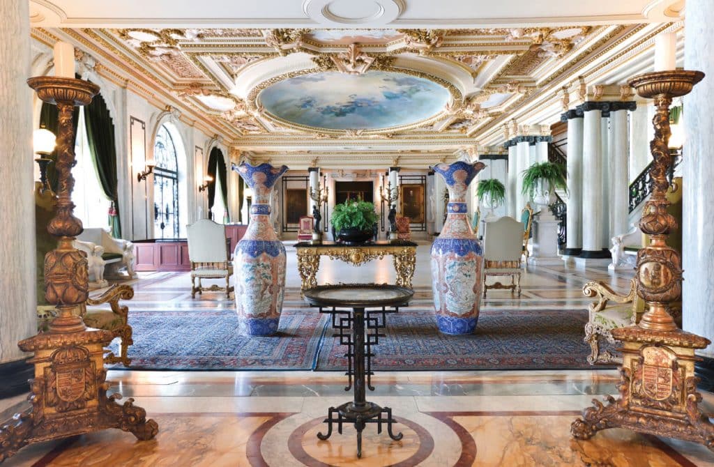 The Grand Hall at the Flagler Museum