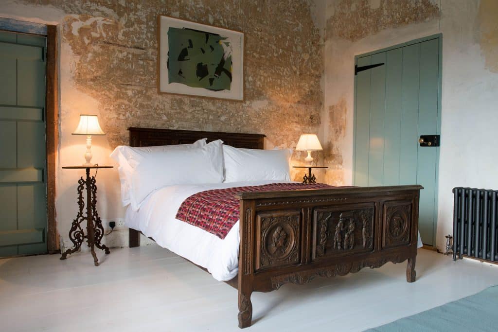 Luis Laplace Durslade Farmhouse hotel bedroom guestroom Somerset England