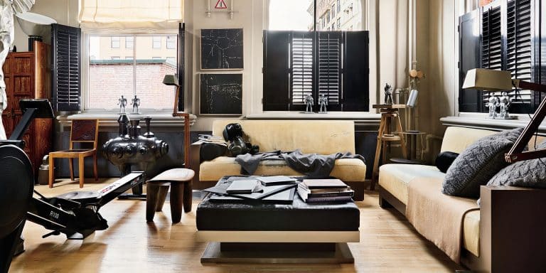 Anthony Iannacci New York Design at Home Abrams Bill Sofield Soho loft living room